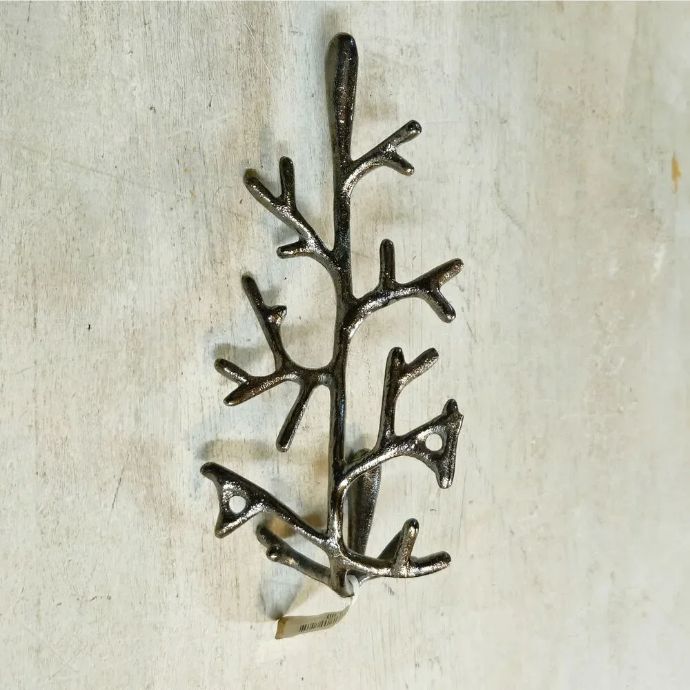 Anthropologie Coral Branch Wall Hook – Cast Iron Coastal Decor NWT Discontinued